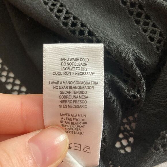 Calvin Klein Women’s‎ Mesh Embellished Cover-Up Maxi Dress Size S/M Beach Goth - Picture 9 of 11